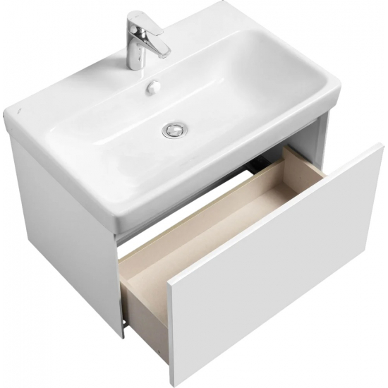 Тумба с раковиной АКВАТОН Асти 70 белая