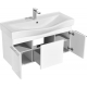Тумба с раковиной АКВАТОН Беверли 100 подвесная, белая