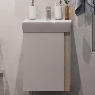 Тумба с раковиной АКВАТОН Кантри 50 белый/дуб верона