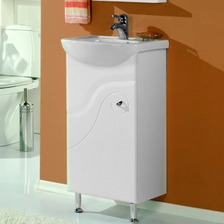 Тумба с раковиной АКВАТОН Колибри 45 белая