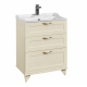 Тумба с раковиной АКВАТОН Леон 65Н дуб бежевый