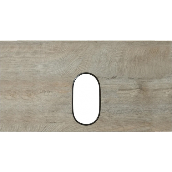 Тумба с раковиной АКВАТОН Лофт Фабрик 80 дуб эндгрейн со столешницей