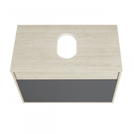 Тумба с раковиной АКВАТОН Лофт Урбан 80, раковина Mila 40