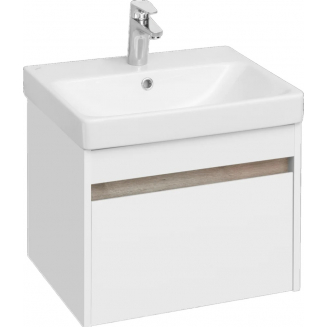 Тумба с раковиной АКВАТОН Марти 55 ясень шимо