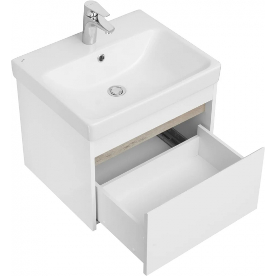 Тумба с раковиной АКВАТОН Марти 55 ясень шимо