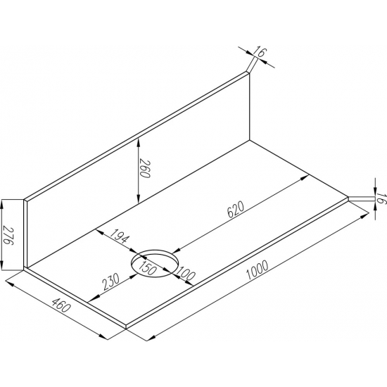 Тумба с раковиной АКВАТОН Мишель 100 дуб рустикальный, раковина AQUATON Mila 35