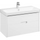 Тумба с раковиной АКВАТОН Оливия 90 белая матовая