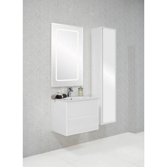 Тумба с раковиной АКВАТОН Римини 60 белая