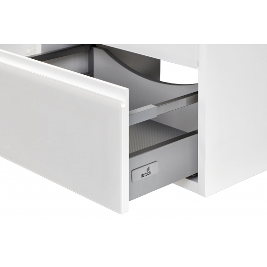 Тумба с раковиной АКВАТОН Римини 60 белая