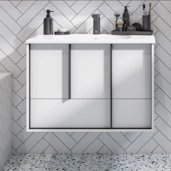 Тумба с раковиной АКВАТОН Ривьера 80