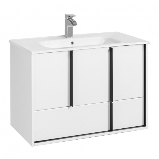 Тумба с раковиной АКВАТОН Ривьера 80