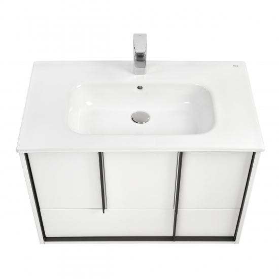 Тумба с раковиной АКВАТОН Ривьера 80