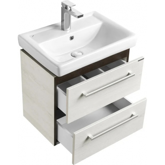 Тумба с раковиной АКВАТОН Ронда Pro 55 мини дуб соммерсет