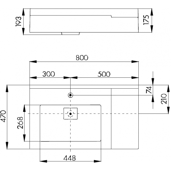 Тумба с раковиной АКВАТОН Сакура 80 L, ольха наварра, белая