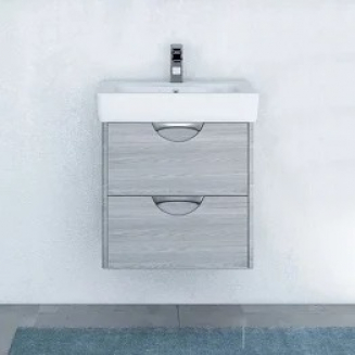 Тумба с раковиной АКВАТОН Сильва 60 дуб фьорд