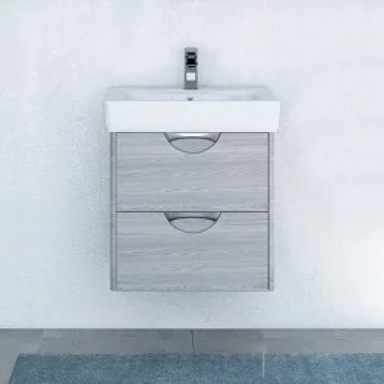 Тумба с раковиной АКВАТОН Сильва 60 дуб фьорд