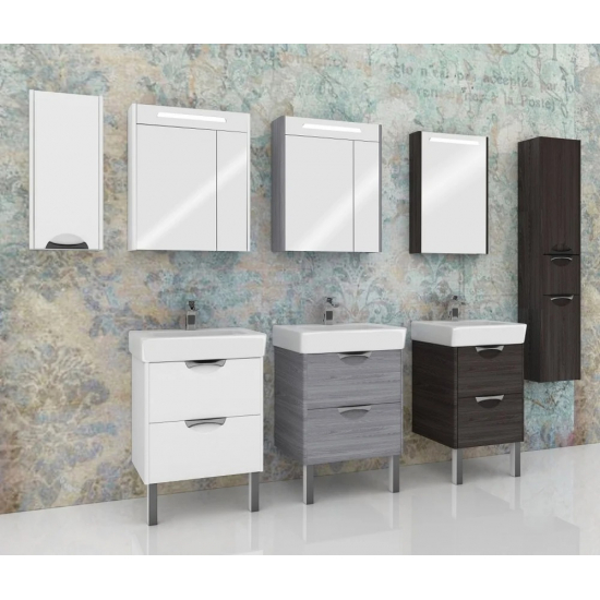 Тумба с раковиной АКВАТОН Сильва 60 дуб фьорд