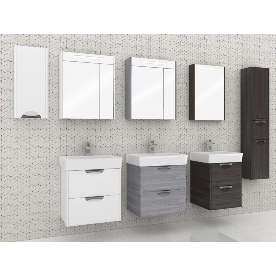 Тумба с раковиной АКВАТОН Сильва 60 дуб фьорд