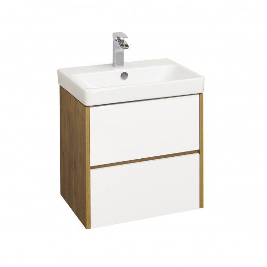 Тумба с раковиной АКВАТОН Сканди 55 дуб рустикальный