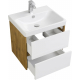 Тумба с раковиной АКВАТОН Сканди 55 дуб рустикальный