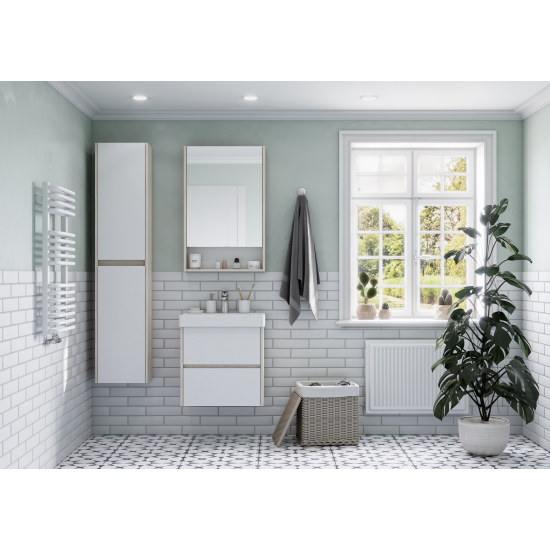 Тумба с раковиной АКВАТОН Сканди 55 дуб верона