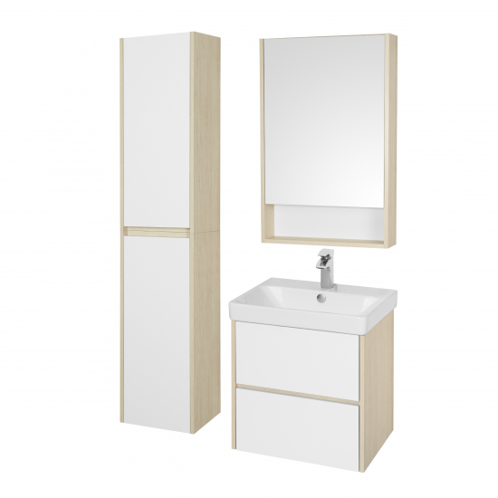 Тумба с раковиной АКВАТОН Сканди 55 дуб верона