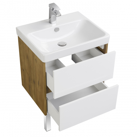 Тумба с раковиной АКВАТОН Сканди 70 дуб рустикальный