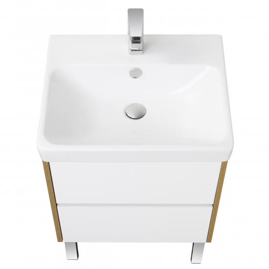 Тумба с раковиной АКВАТОН Сканди 70 дуб рустикальный