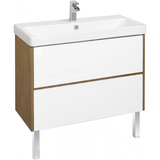 Тумба с раковиной АКВАТОН Сканди 90 дуб рустикальный