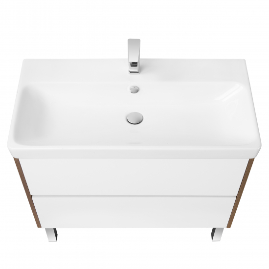 Тумба с раковиной АКВАТОН Сканди 90 дуб рустикальный