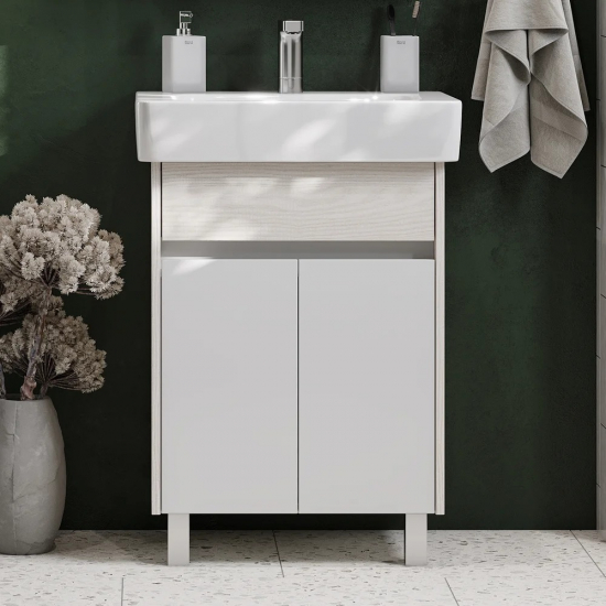 Тумба с раковиной АКВАТОН Верди PRO 60 Н ясень фабрик