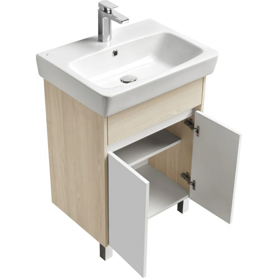 Тумба с раковиной АКВАТОН Верди PRO 60 Н ясень фабрик