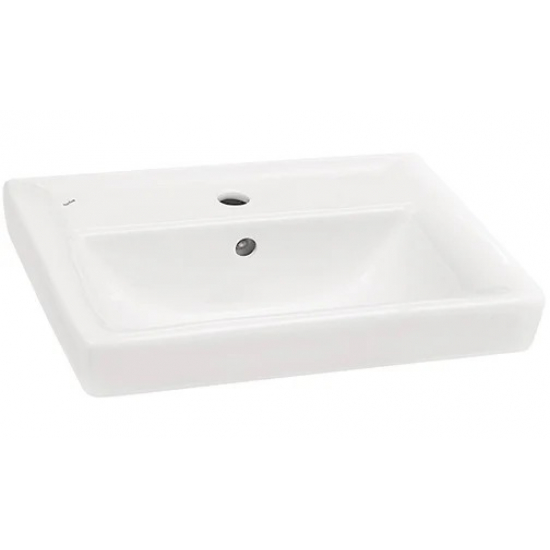 Тумба с раковиной АКВАТОН Йорк 50 М белый/выбеленное дерево