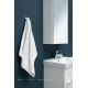 Тумба с раковиной AQUANET Августа Moduo Slim 50 подвесная белая, ручка хром