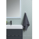 Тумба с раковиной AQUANET Бруклин 100 подвесная, антрацит