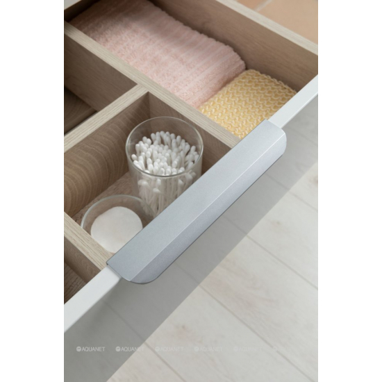 Тумба с раковиной AQUANET Ирис New 60 подвесная, 1 ящик 2 дверцы