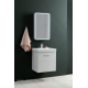 Тумба с раковиной AQUANET Ирис New 60 подвесная, 1 ящик 2 дверцы