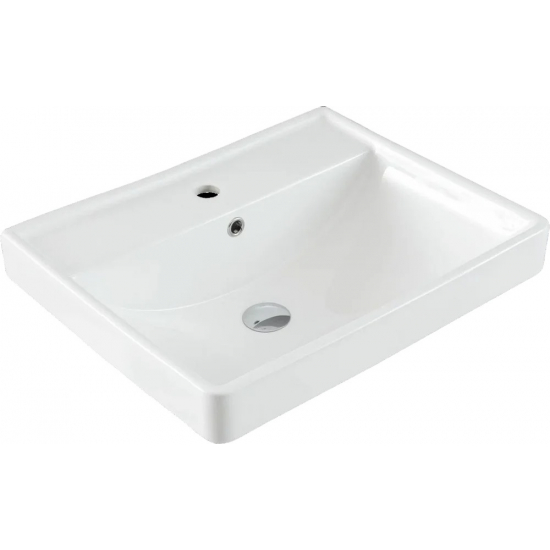 Тумба с раковиной AQUANET Ирис New 60 подвесная, 2 ящика