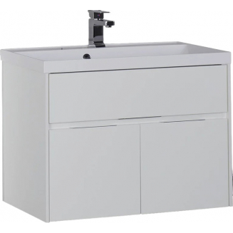 Тумба с раковиной AQUANET Латина 90 белая