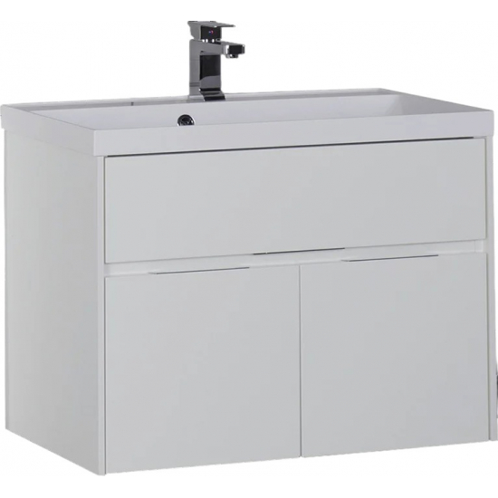 Тумба с раковиной AQUANET Латина 90 белая