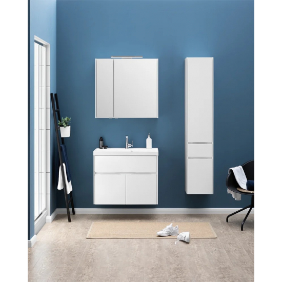 Тумба с раковиной AQUANET Латина 90 белая