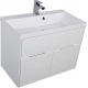 Тумба с раковиной AQUANET Латина 90 белая
