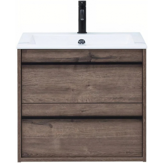 Тумба с раковиной AQUANET Lino 60 дуб веллингтон