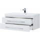 Тумба с раковиной AQUANET Нота 100 подвесная, белая