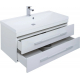 Тумба с раковиной AQUANET Нота 100 подвесная, белая