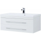 Тумба с раковиной AQUANET Нота 100 подвесная, белая