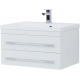Тумба с раковиной AQUANET Нота 75 белая