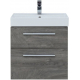 Тумба с раковиной AQUANET Nova 60 2 ящика, дуб рошелье