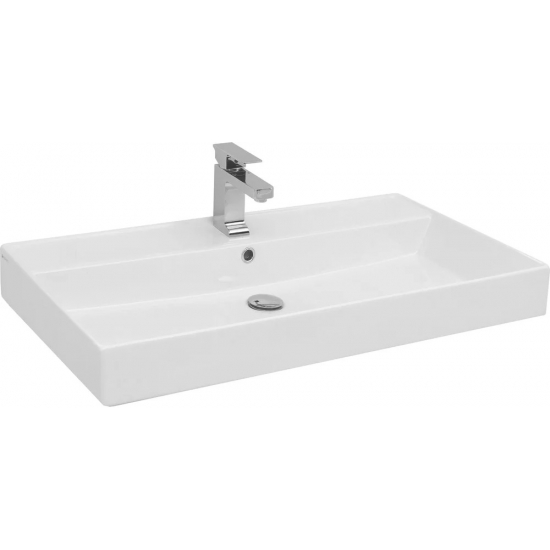 Тумба с раковиной AQUANET Nova Lite 60 подвесная, дуб рустикальный, 2 ящика