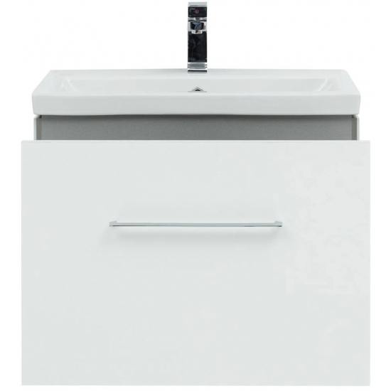 Тумба с раковиной AQUANET Порто 70 подвесная, белая 